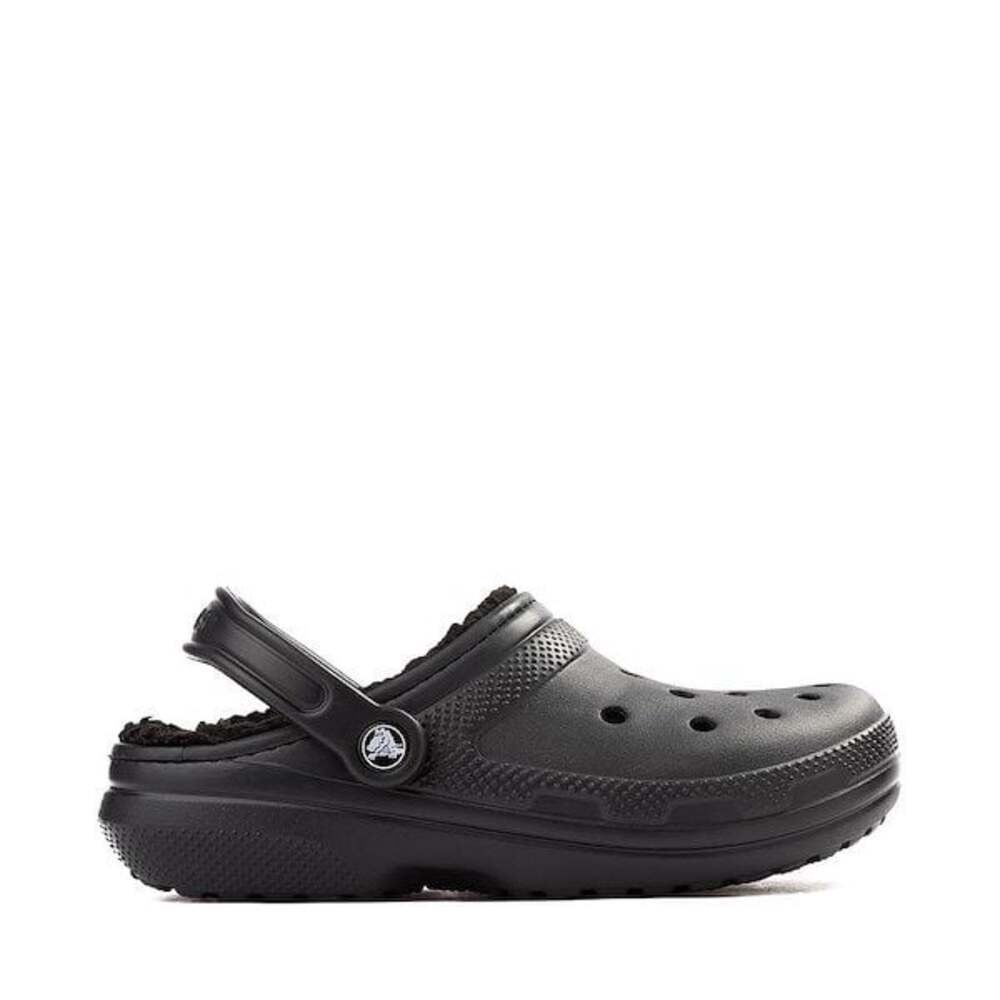 Crocs Classic Lined Clog, Black Mens 8
